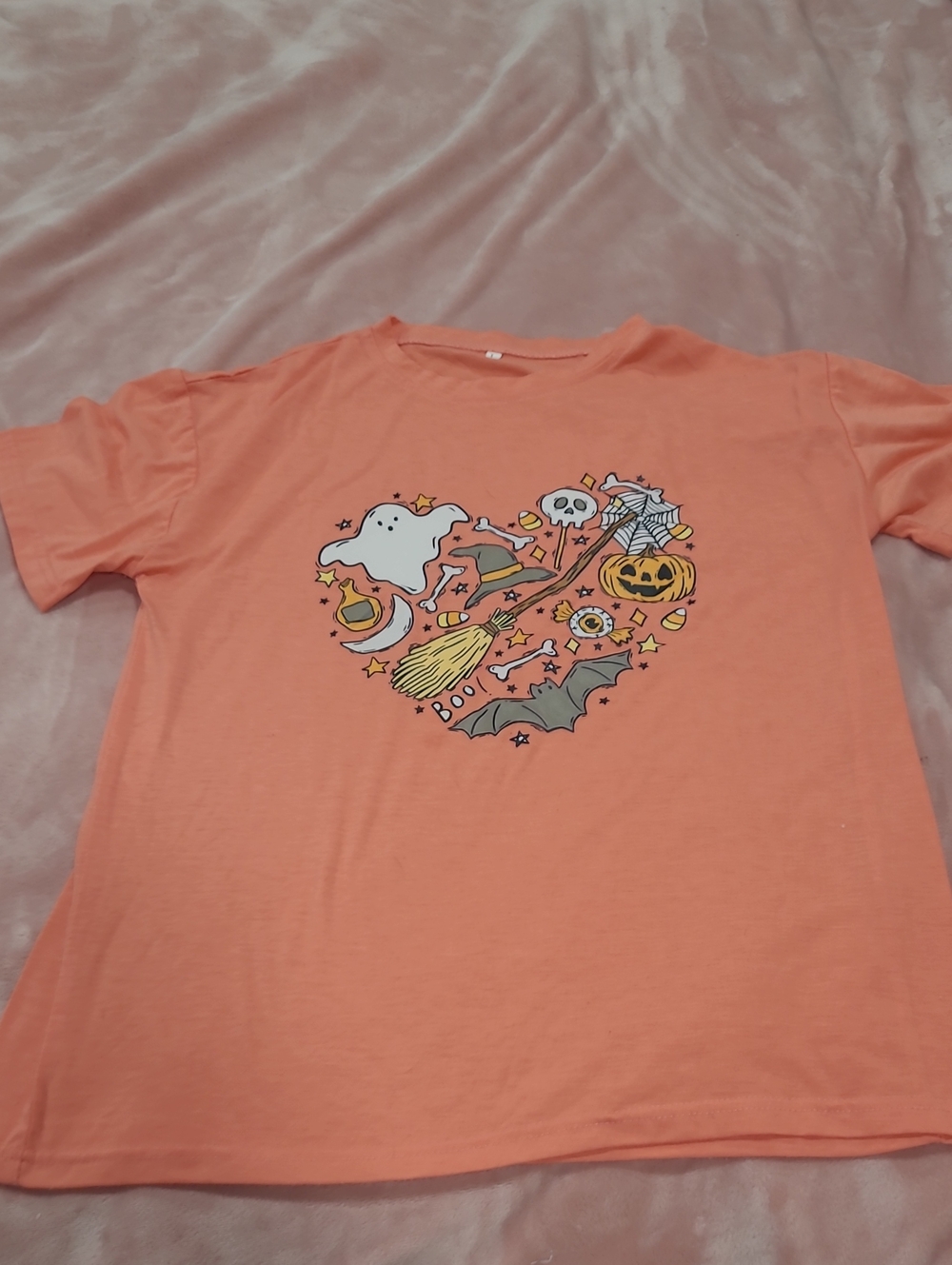 Halloween Graphic Tee - Orange